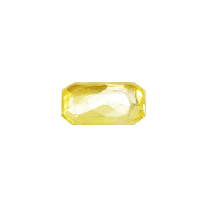 Yellow Sapphire Emerald Cut Untreated 1.46 cts.