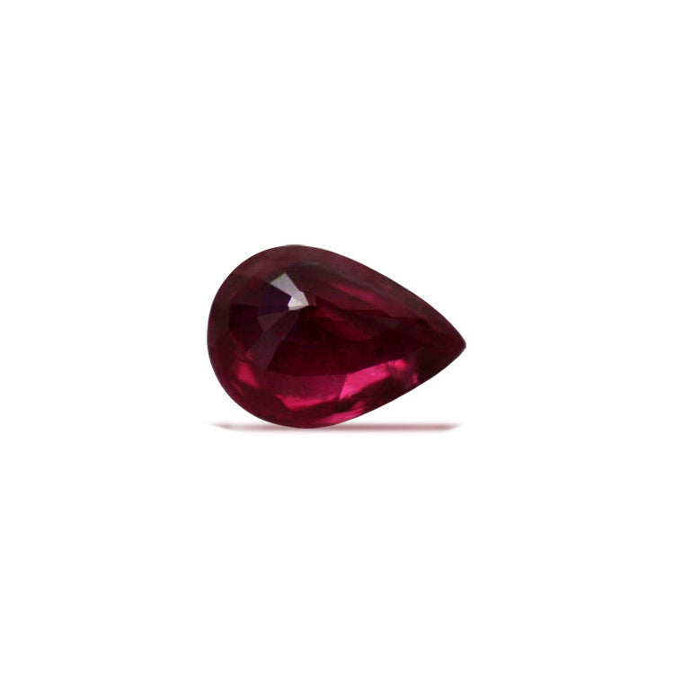 Ruby Pear Untreated  1.47 cts