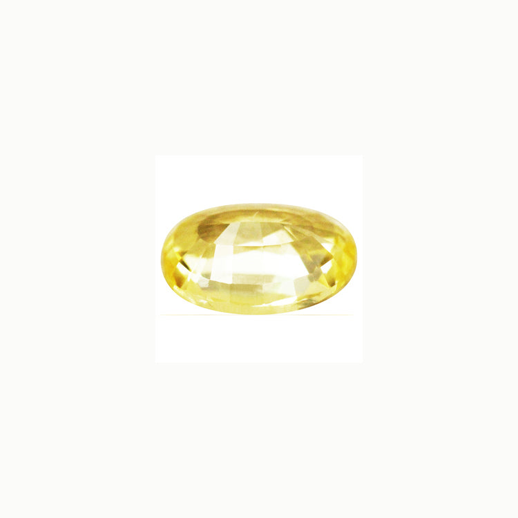 Yellow Sapphire Oval Untreated 1.18 cts.