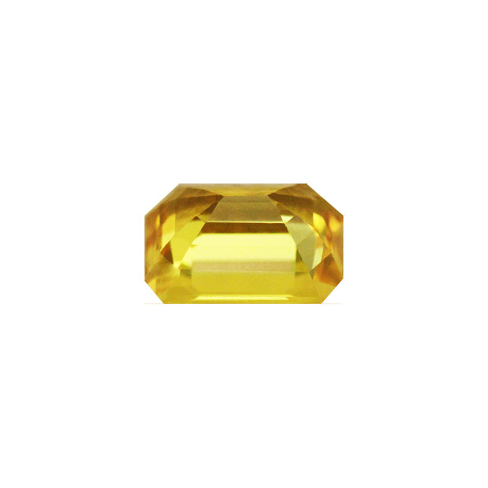 Yellow Sapphire Emerald Cut 1.77 cts.