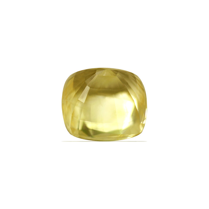 Yellow Sapphire Cushion GIA Certified Untreated 6.19cts.