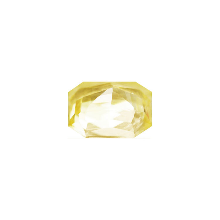 Yellow Sapphire  Emerald Cut Untreated 1.50 cts.