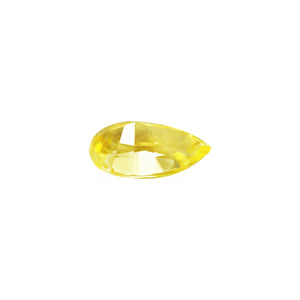Yellow Sapphire Pear GIA Certified Untreated 3.31 cts.