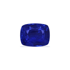 BLUE SAPPHIRE Cushion 16.85 cts. Untreated GIA Certified