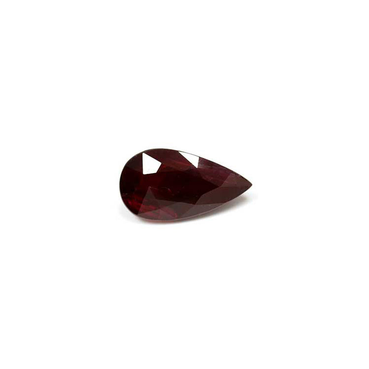 Ruby Pear GIA Certified Untreated  5.12 cts.