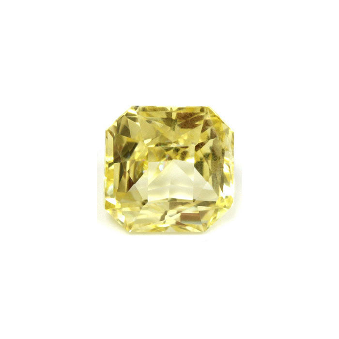 Yellow Sapphire  Emerald Cut Untreated 1.54 cts.