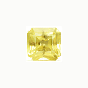 Yellow Sapphire Emerald Cut Untreated 1.19  cts.