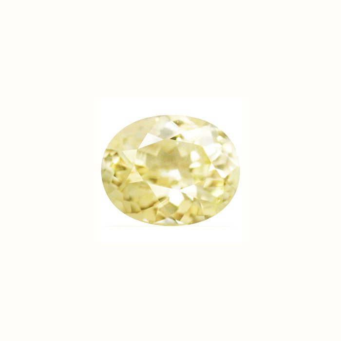 Yellow Sapphire Oval Untreated 1.27 cts.