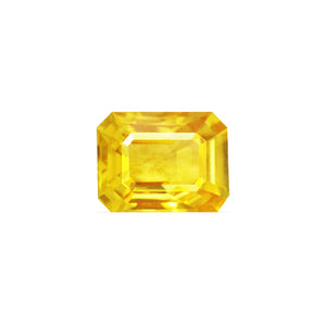 Yellow Sapphire Emerald Cut 1.68 cts.