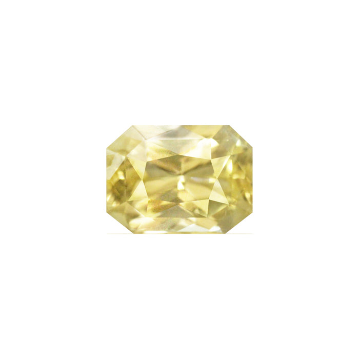 Emerald Cut Yellow Sapphire Untreated 1.59cts.
