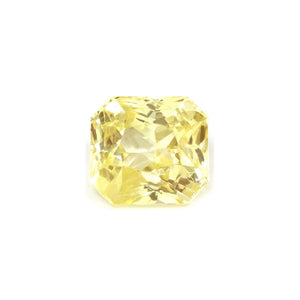 Yellow Sapphire  Emerald Cut Untreated 1.79 cts.