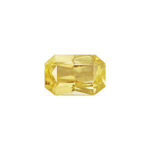 Yellow Sapphire  Emerald Cut Untreated 1.4 cts.