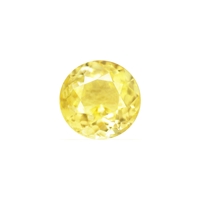 Yellow Sapphire Round  Untreated 1.57 cts.