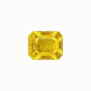 Yellow Sapphire  Emerald Cut  1.7 cts.