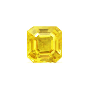 Yellow Sapphire   Emerald Cut 1.44 cts.