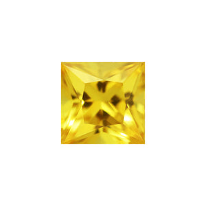 Yellow Sapphire Square  1.38 cts.
