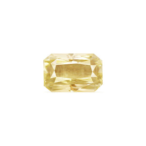 Yellow Sapphire  Emerald Cut Untreated 1.55 cts.