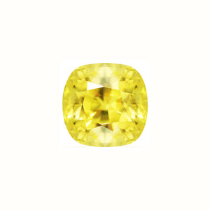 Yellow Sapphire Cushion Untreated 1.23 cts.