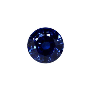 BLUE SAPPHIRE GIA Certified Untreated 2.75 cts. Round