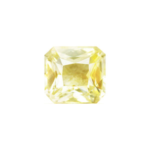 Yellow Sapphire Emerald Cut Untreated 1.62 cts.