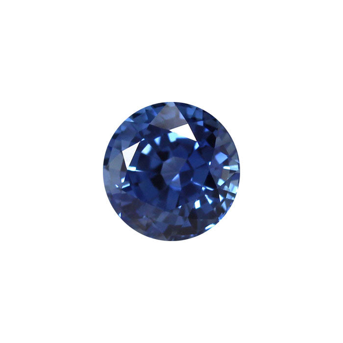 BLUE SAPPHIRE AGL Certified Untreated 3.05 cts. Round Raluchi