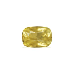 Yellow Sapphire Cushion GIA Certified Untreated 6.21 cts.