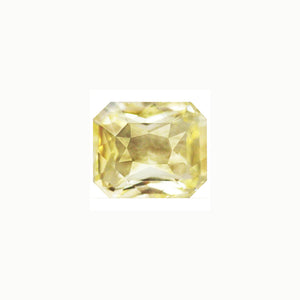 Yellow Sapphire Emerald Cut Untreated 1.26 cts.