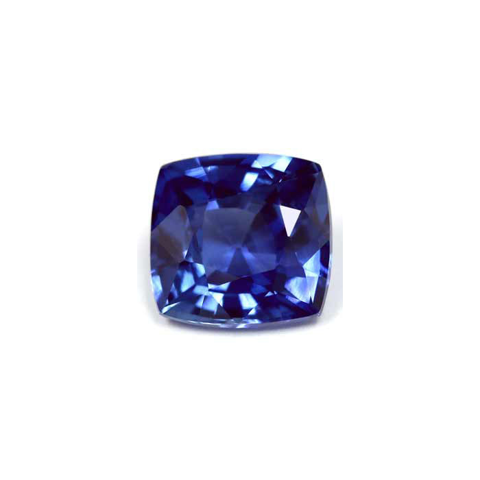 BLUE SAPPHIRE  GIA Certified 4.15 cts. Cushion