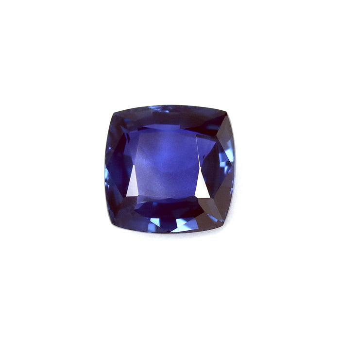 BLUE SAPPHIRE GIA Certified Untreated 4.20 cts. Cushion