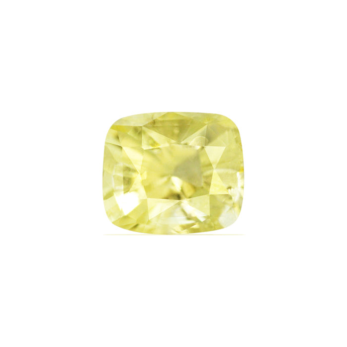 Yellow Sapphire Cushion  Untreated 1.67 cts.