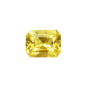 Yellow Sapphire Emerald Cut 1.54 cts.