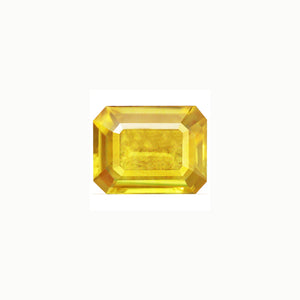 Yellow Sapphire  Emerald Cut 1.86 cts.