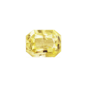 Yellow Sapphire   Emerald Cut Untreated 1.50 cts.