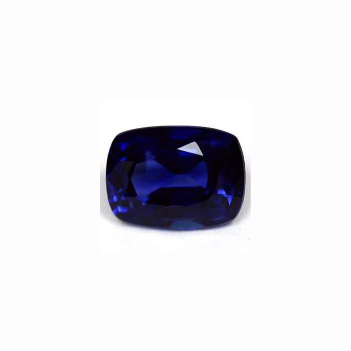 BLUE  SAPPHIRE Cushion GIA Certified 3.37 cts.