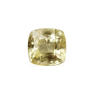 Yellow Sapphire Cushion GIA Certified Untreated 6.02 cts.