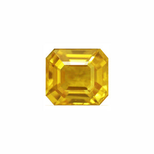 Yellow Sapphire  Emerald Cut 1.94 cts.