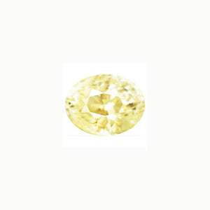 Yellow Sapphire Oval 1.27  cts.