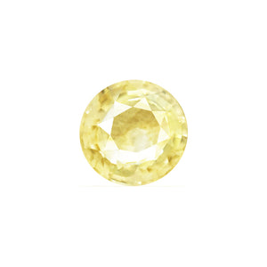 Yellow Sapphire Round Untreated 2.15 cts.