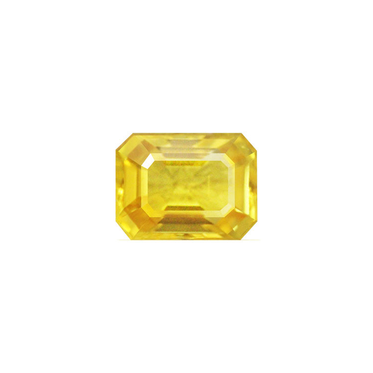 Yellow Sapphire  Emerald Cut 1.96  cts.