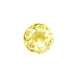 Yellow Sapphire Round Untreated 1.16 cts.