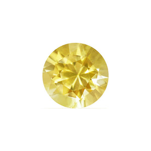 Yellow Sapphire Round GIA Certified Untreated 4.69 cts.