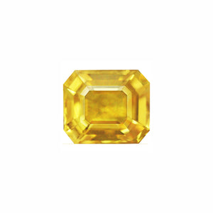 Yellow Sapphire  Emerald Cut 1.52 cts.