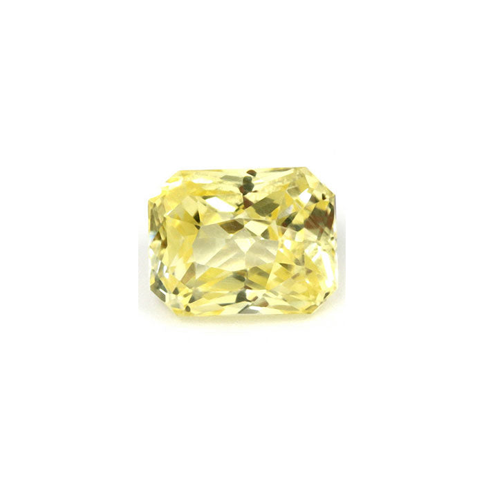 Yellow Sapphire  Emerald Cut Untreated 1.59cts.