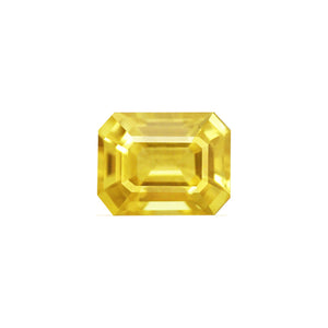 Yellow Sapphire  Emerald Cut 1.62 cts.
