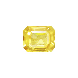 Yellow Sapphire Emerald Cut 1.76 cts.