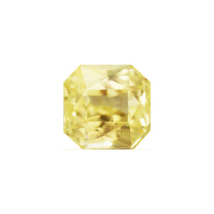 Yellow Sapphire  Emerald Cut Untreated 1.56 cts.
