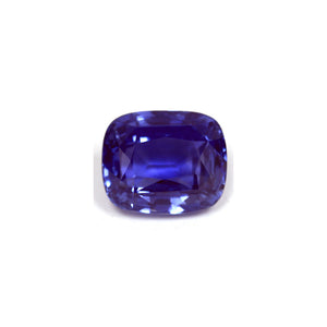 BLUE SAPPHIRE GIA Certified Untreated 4.41 cts. Cushion