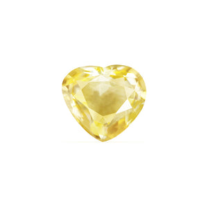 Yellow Sapphire Heart  Untreated 1.76 cts.