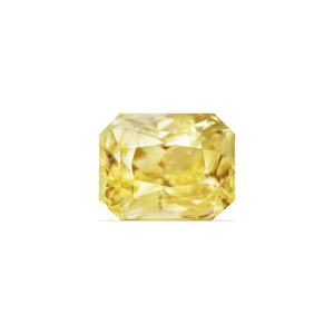 Yellow Sapphire Emerald Cut Untreated 1.69 cts.