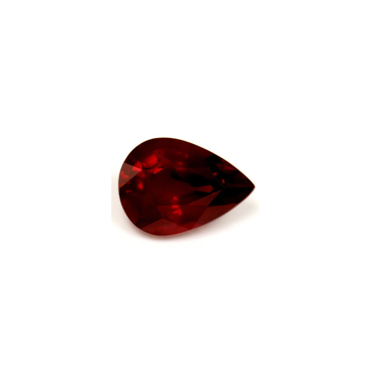 Ruby Pear GIA Certified Untreated  1.55 cts.